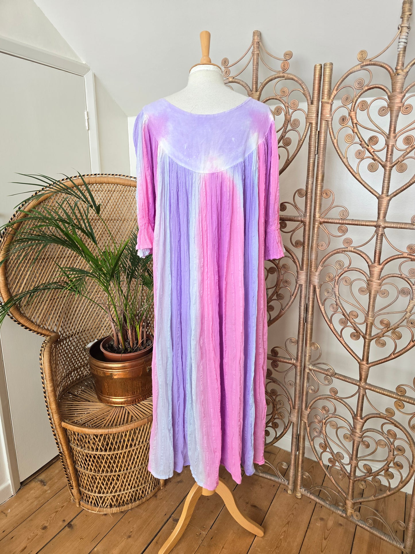 Vintage greek smock dress