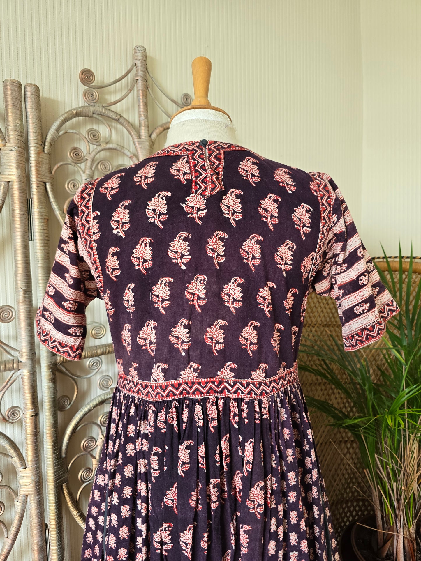 Vintage Anokhi Indian 70s dress