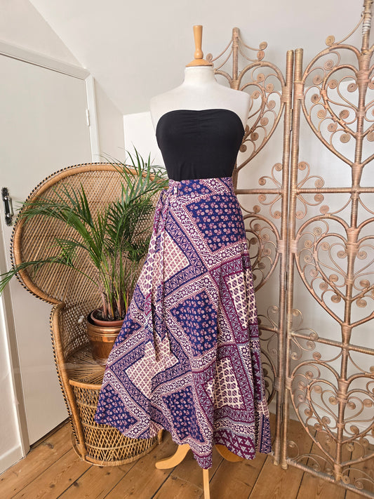 Vintage Indian maxi skirt
