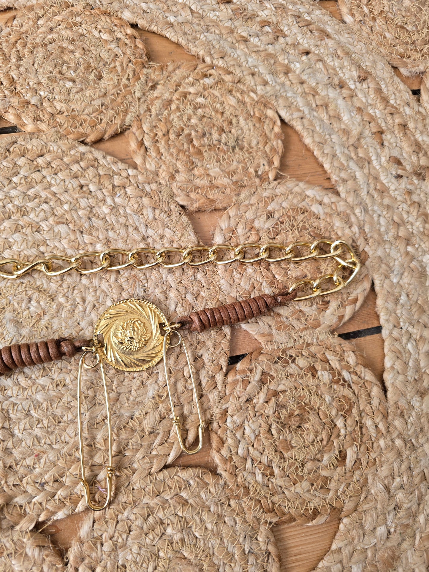 Vintage chain belt
