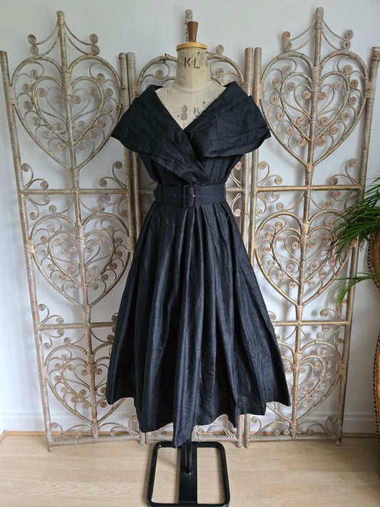 Vintage silk Laura Ashley dress