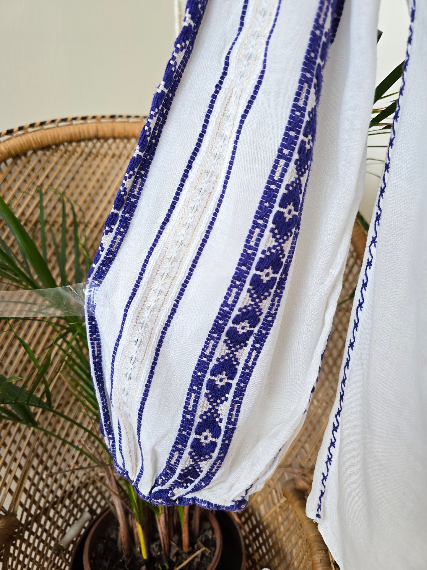 Vintage Romanian embroidered blouse