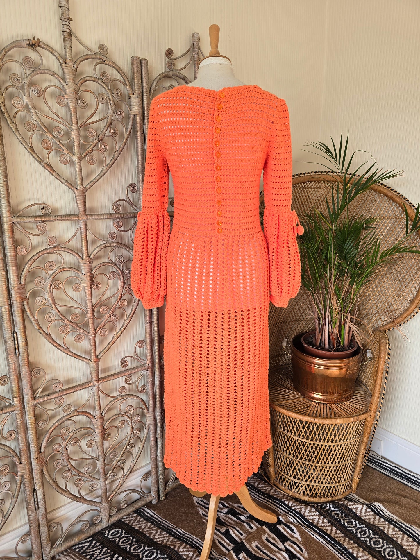 Vintage crochet dress