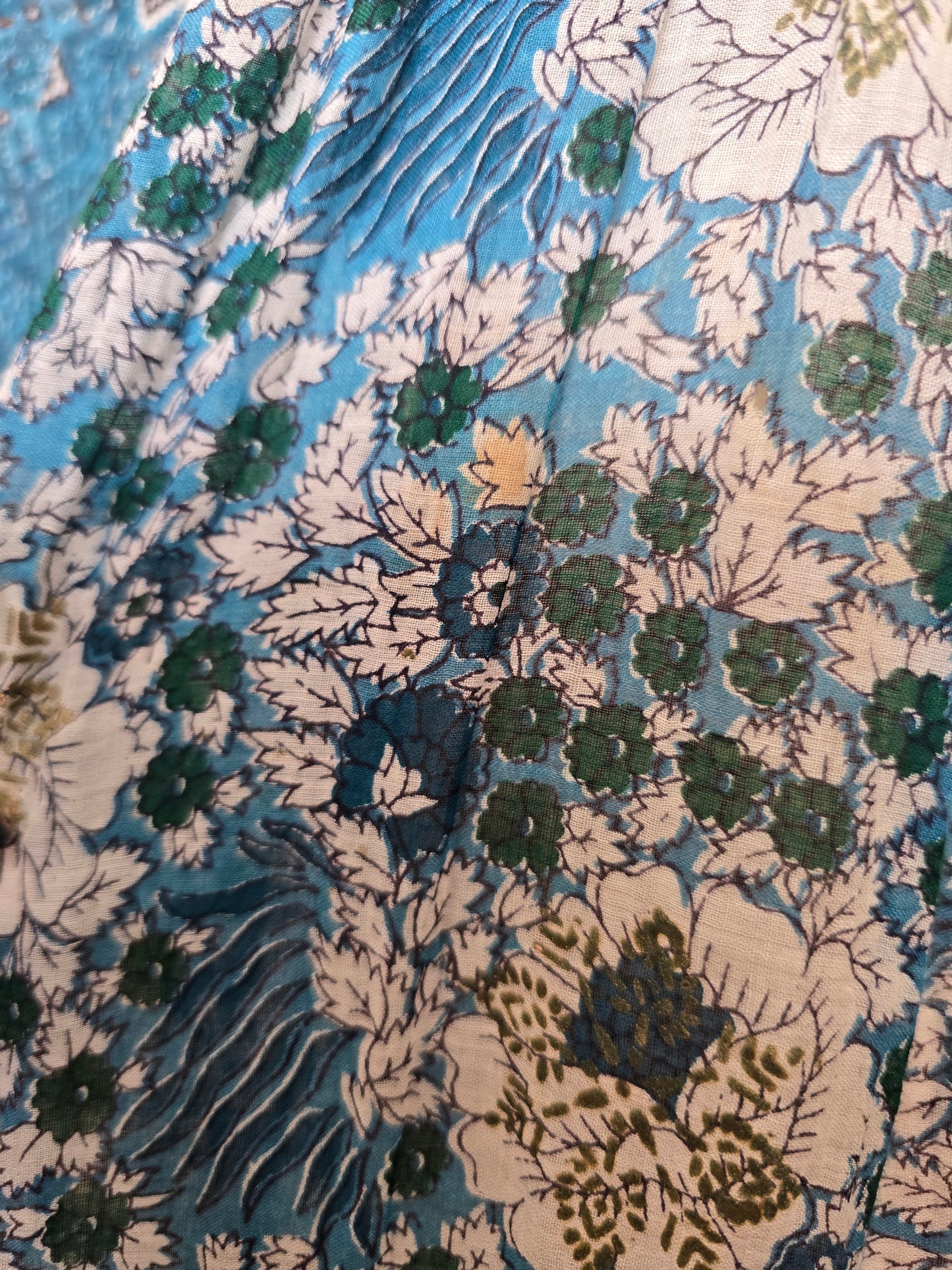 Vintage Mina of London Indian cotton dress