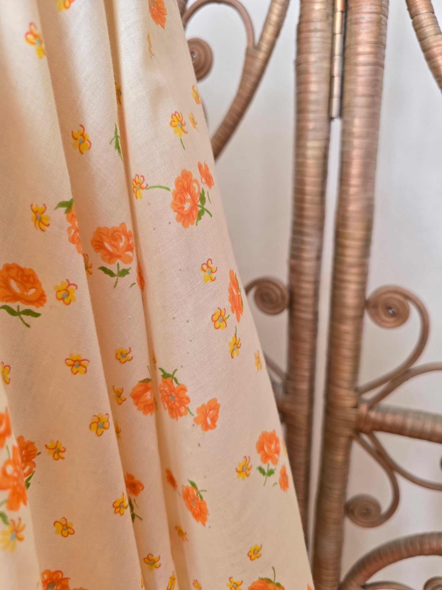 Vintage angel sleeves dress