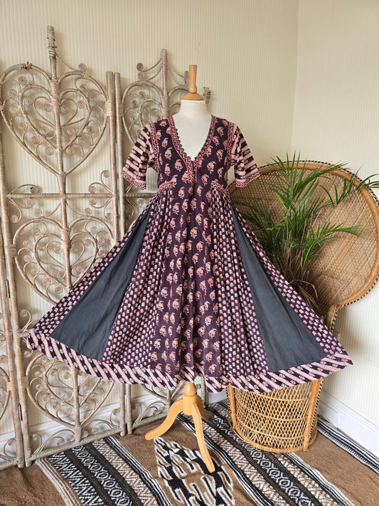 Vintage Anokhi Indian 70s dress