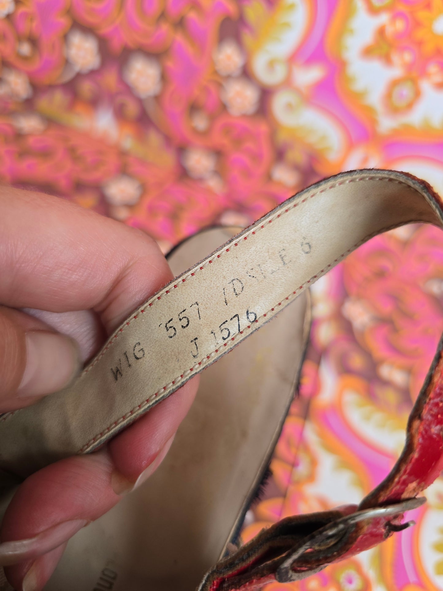 Vintage flower shoes uk size 4.5 5 Eur 37.5 38 us 6.5 7