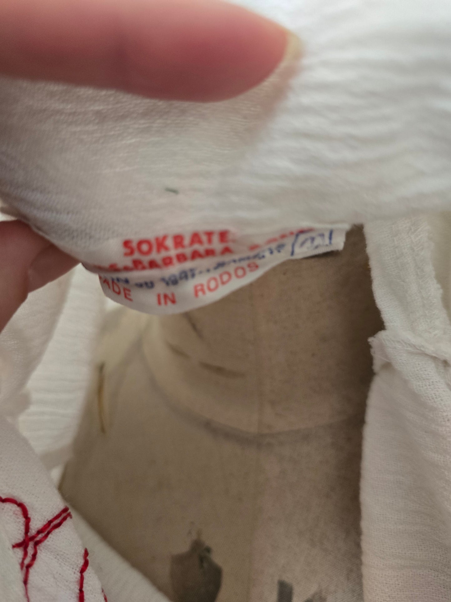 Vintage cheesecloth cotton blouse