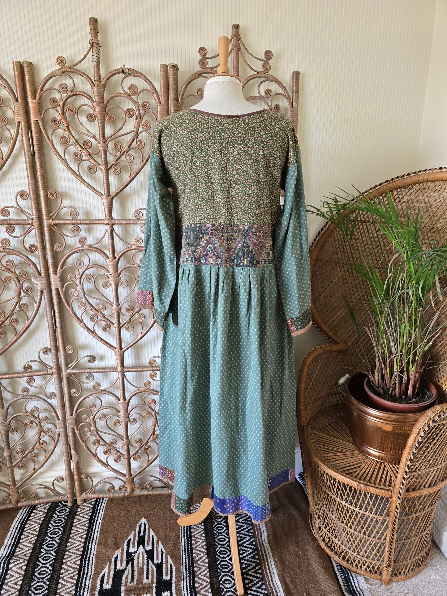 Vintage patchwork dress