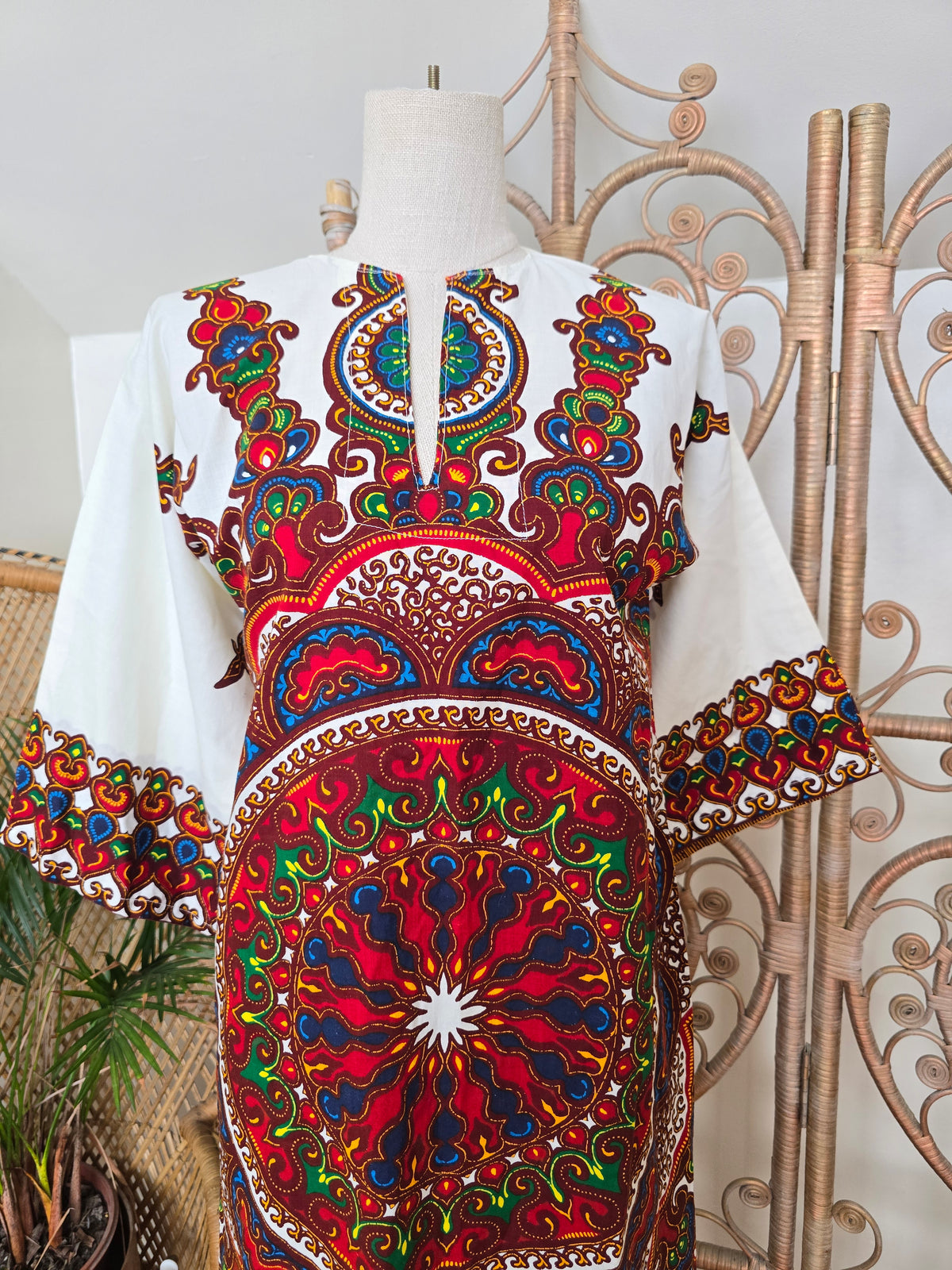 Vintage Dashiki maxi dress