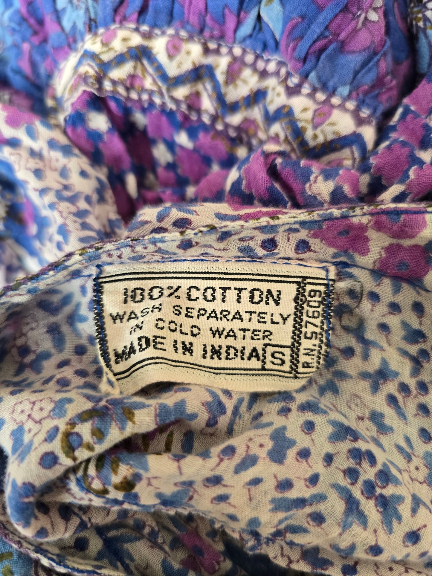 Vintage Indian cotton dress