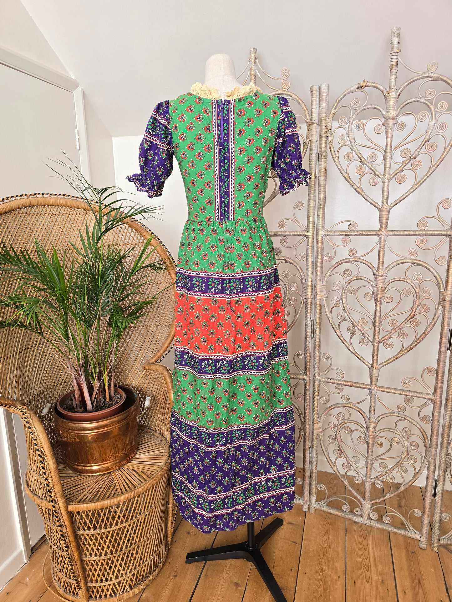 Vintage 70s Samuel Sherman maxi dress