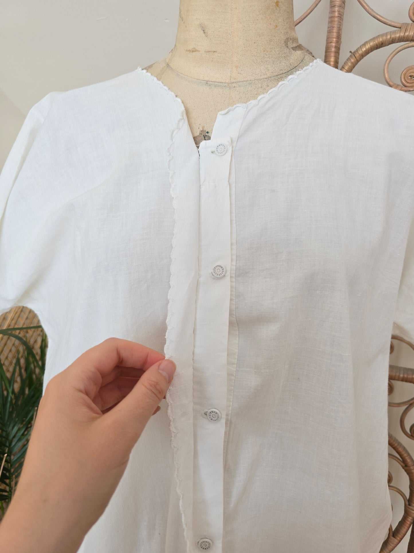 Vintage Antique cotton tunic