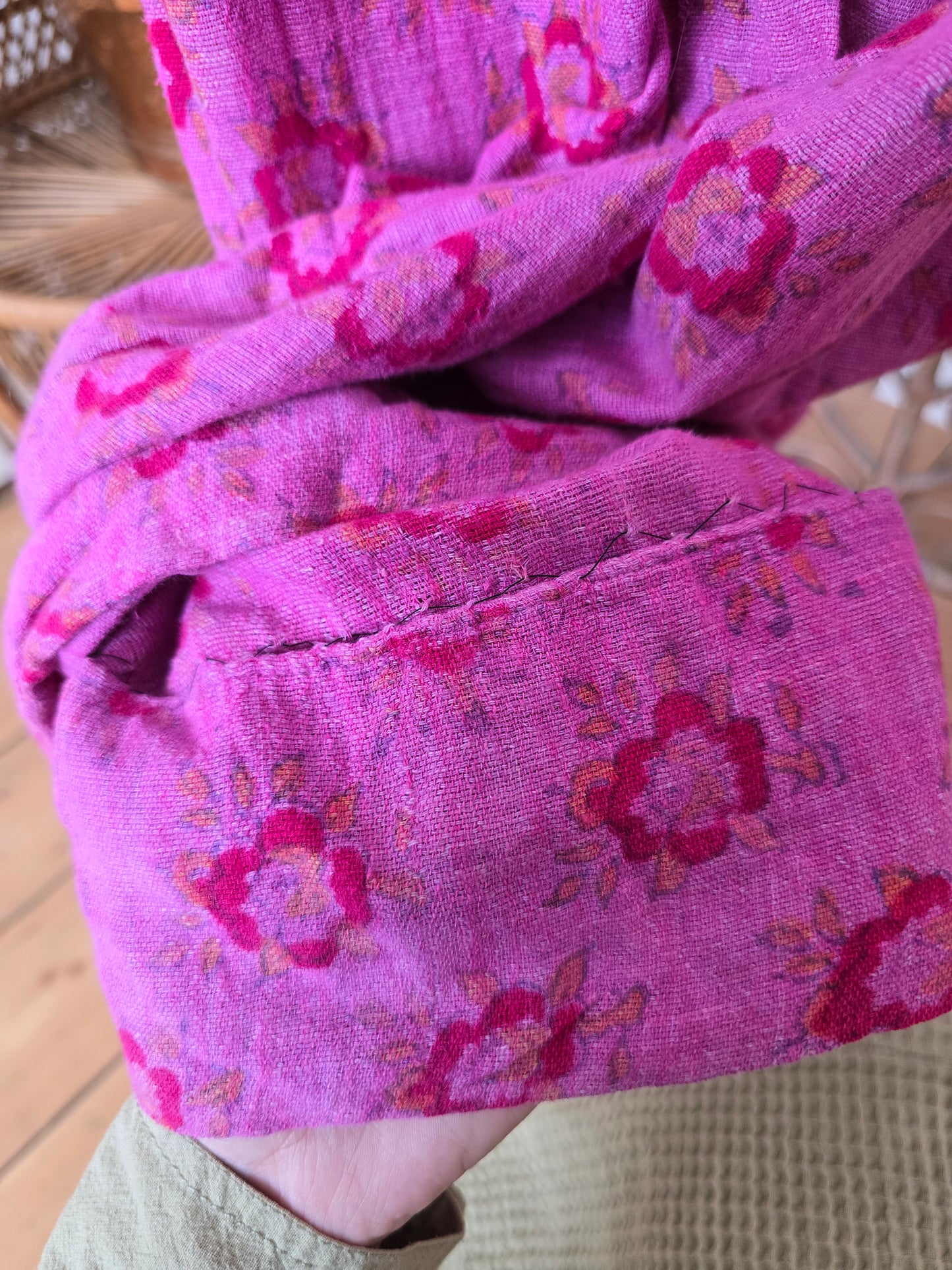 Vintage embroidered cotton dress