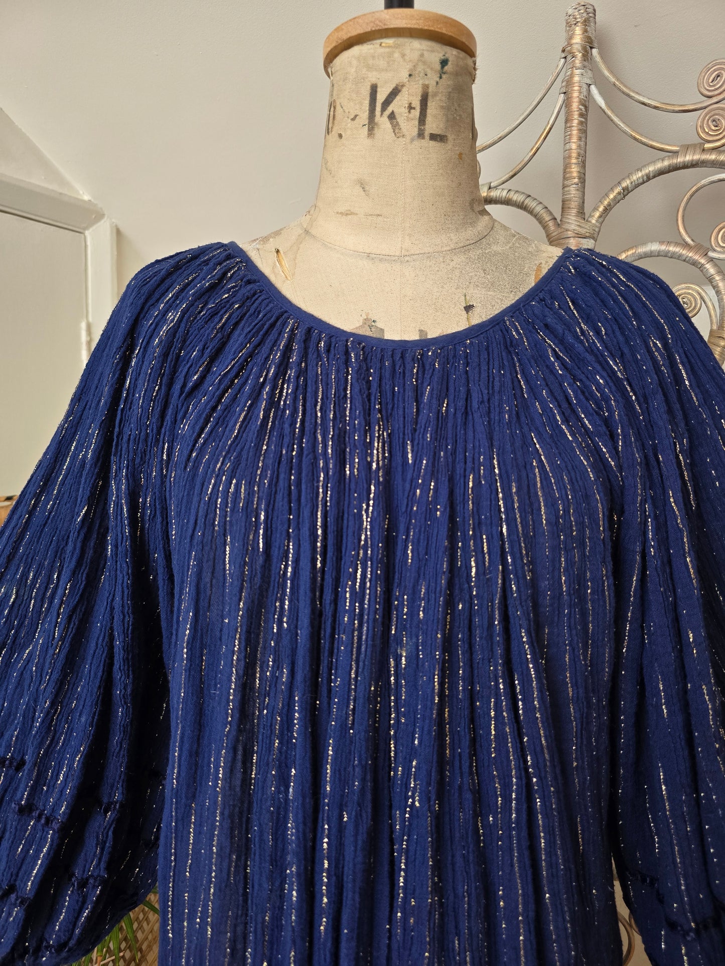Vintage greek smock dress