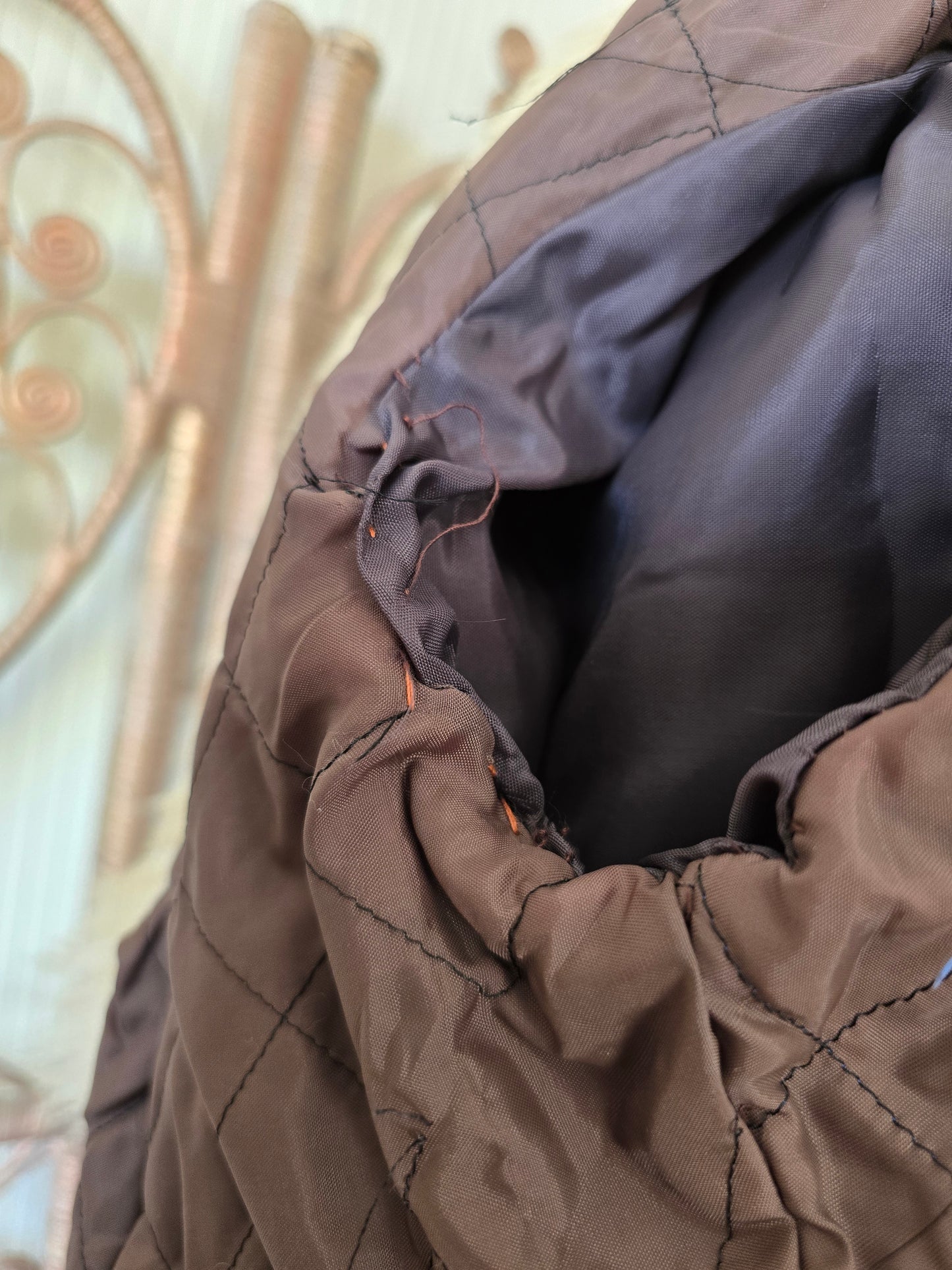 Vintage suede Sheepskin coat M L