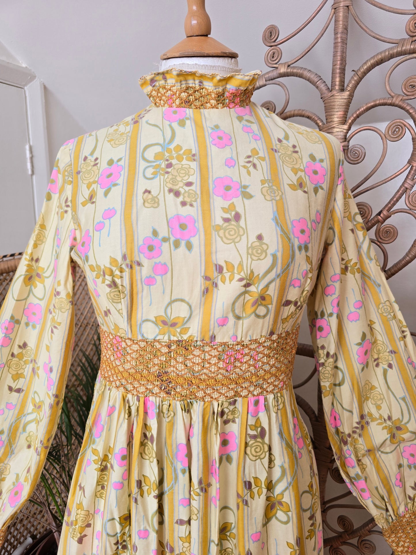 Vintage Richard shops 70s maxi dress