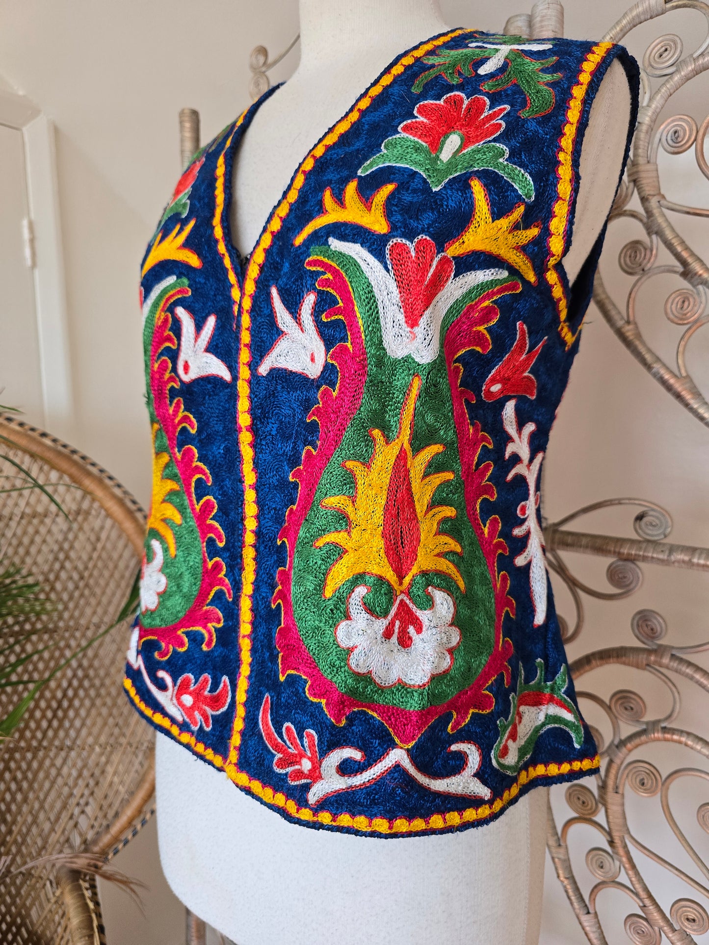 Vintage embroidered waistcoat
