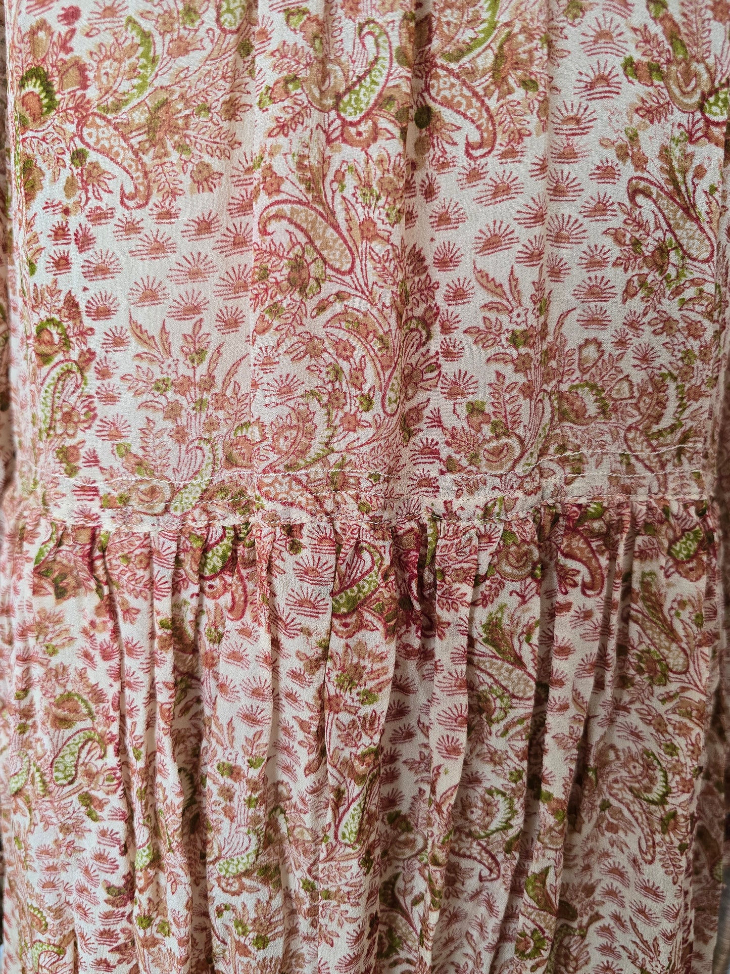 Vintage silk Indian dress