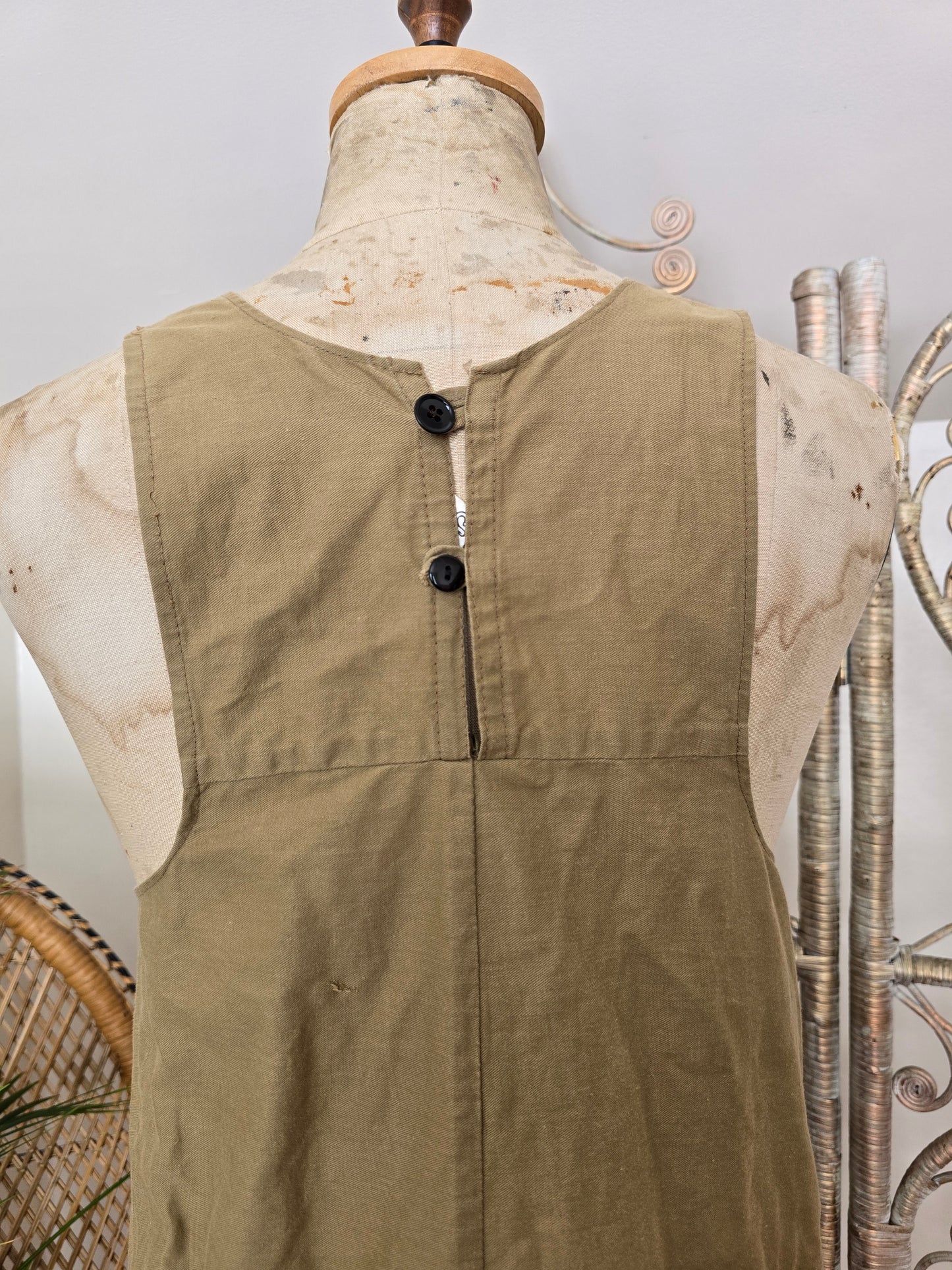Vintage pinafore dress