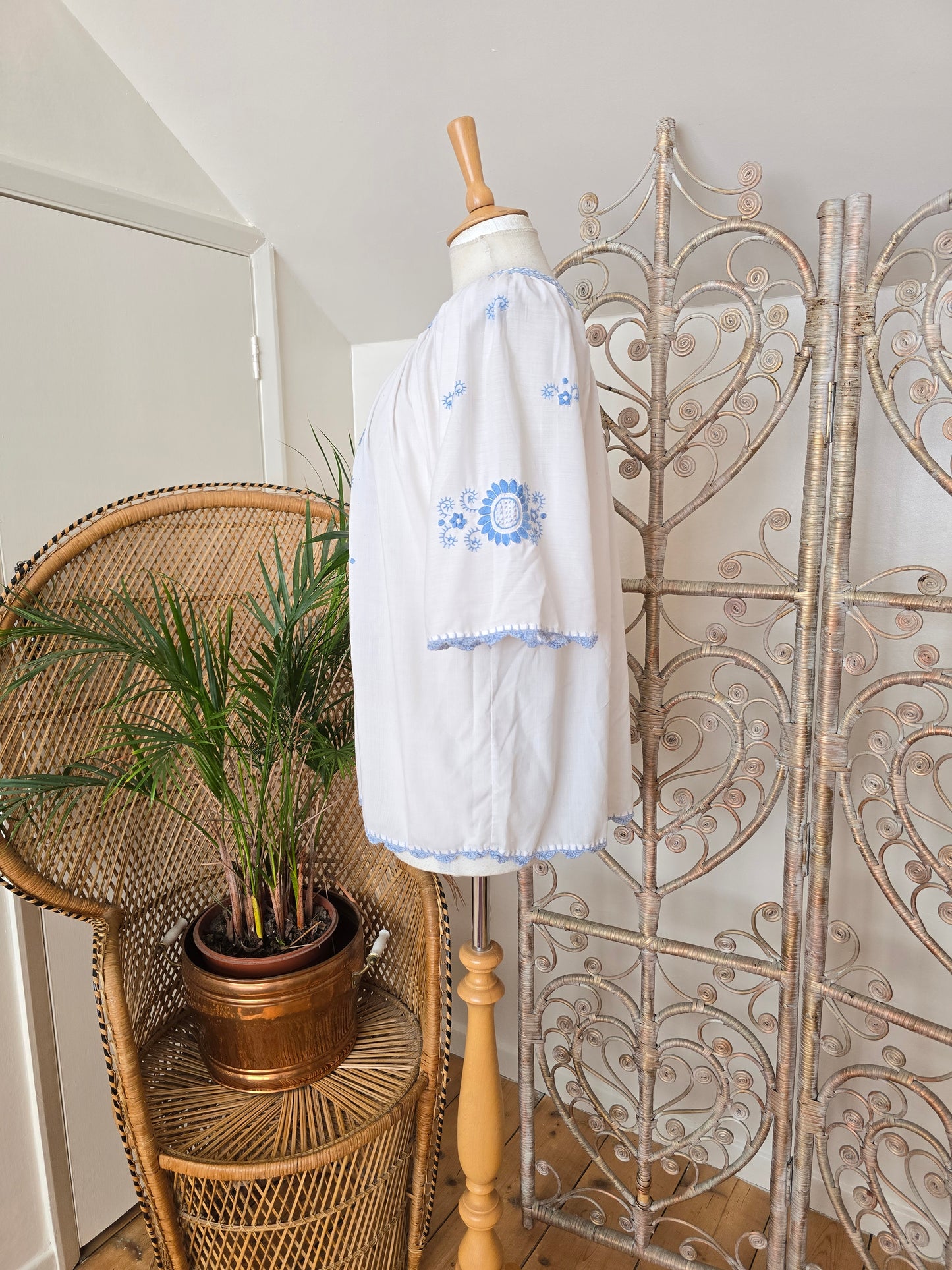 Vintage embroidered blouse