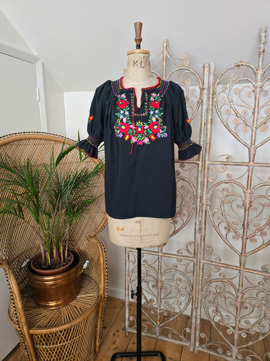 Vintage embroidered blouse