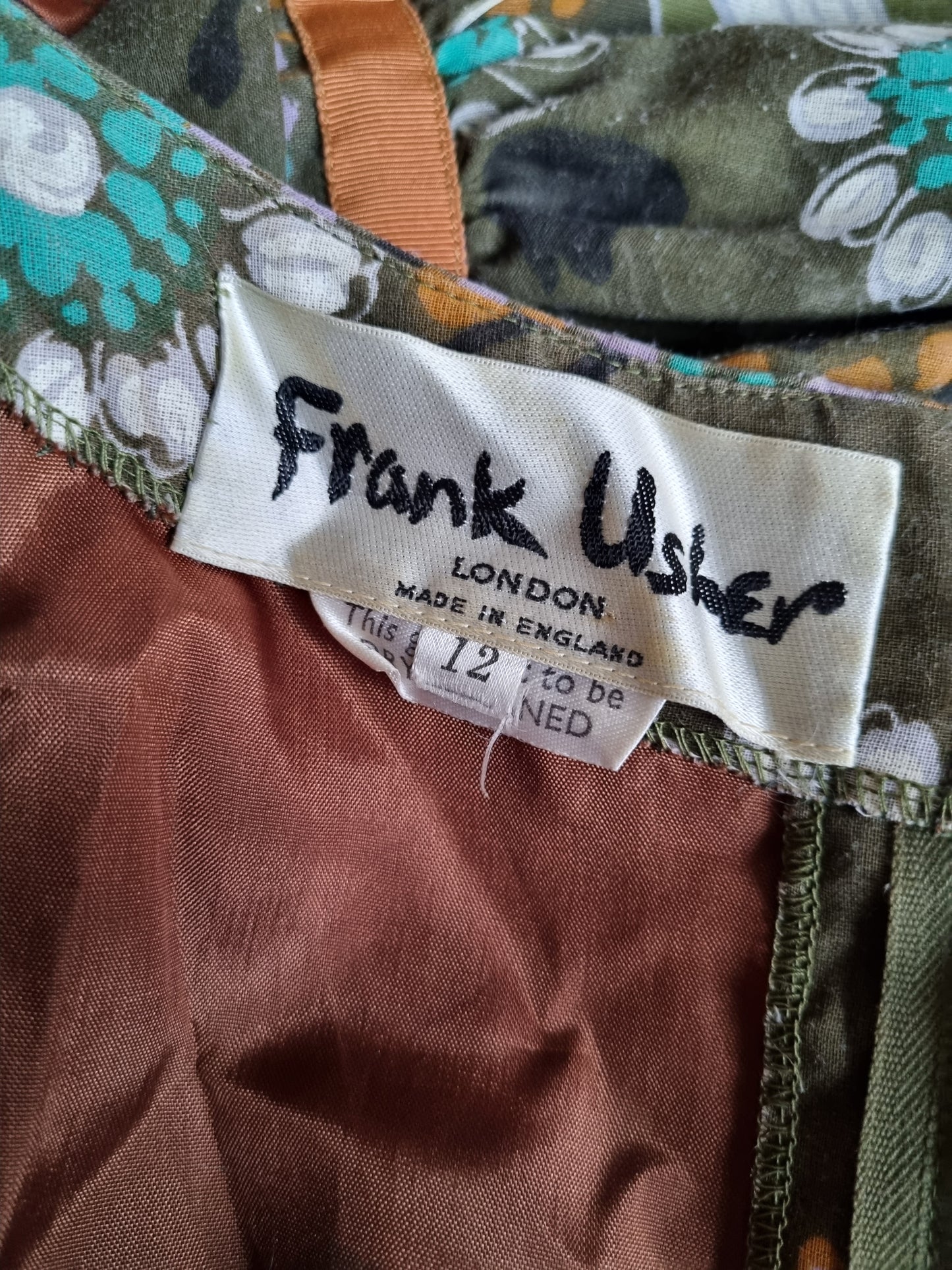 Vintage Frank usher 70s dress