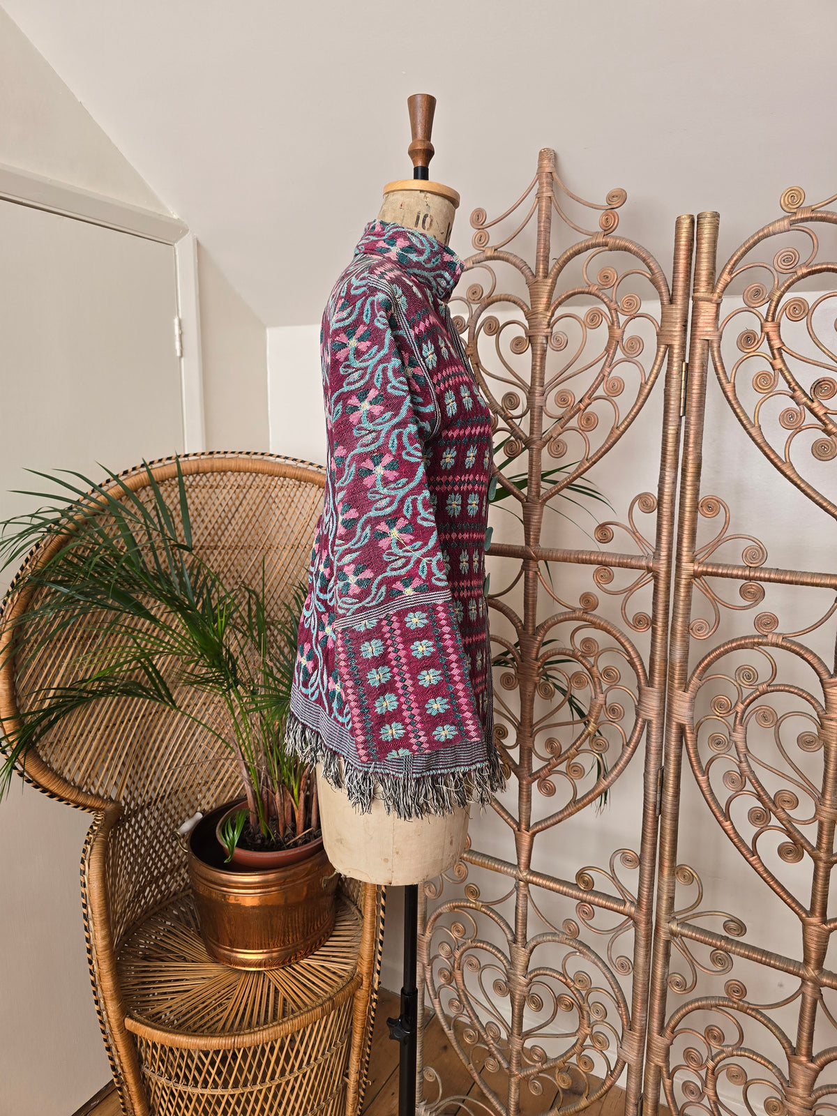 Vintage Tapestry Indian jacket