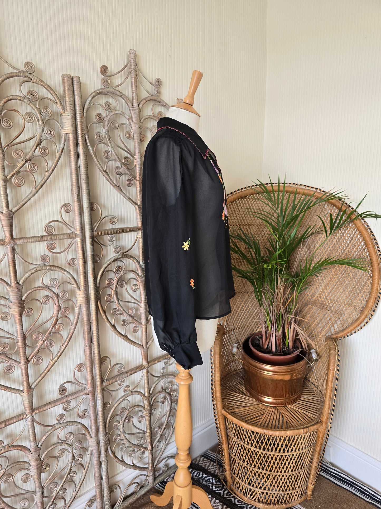 Vintage embroidered blouse