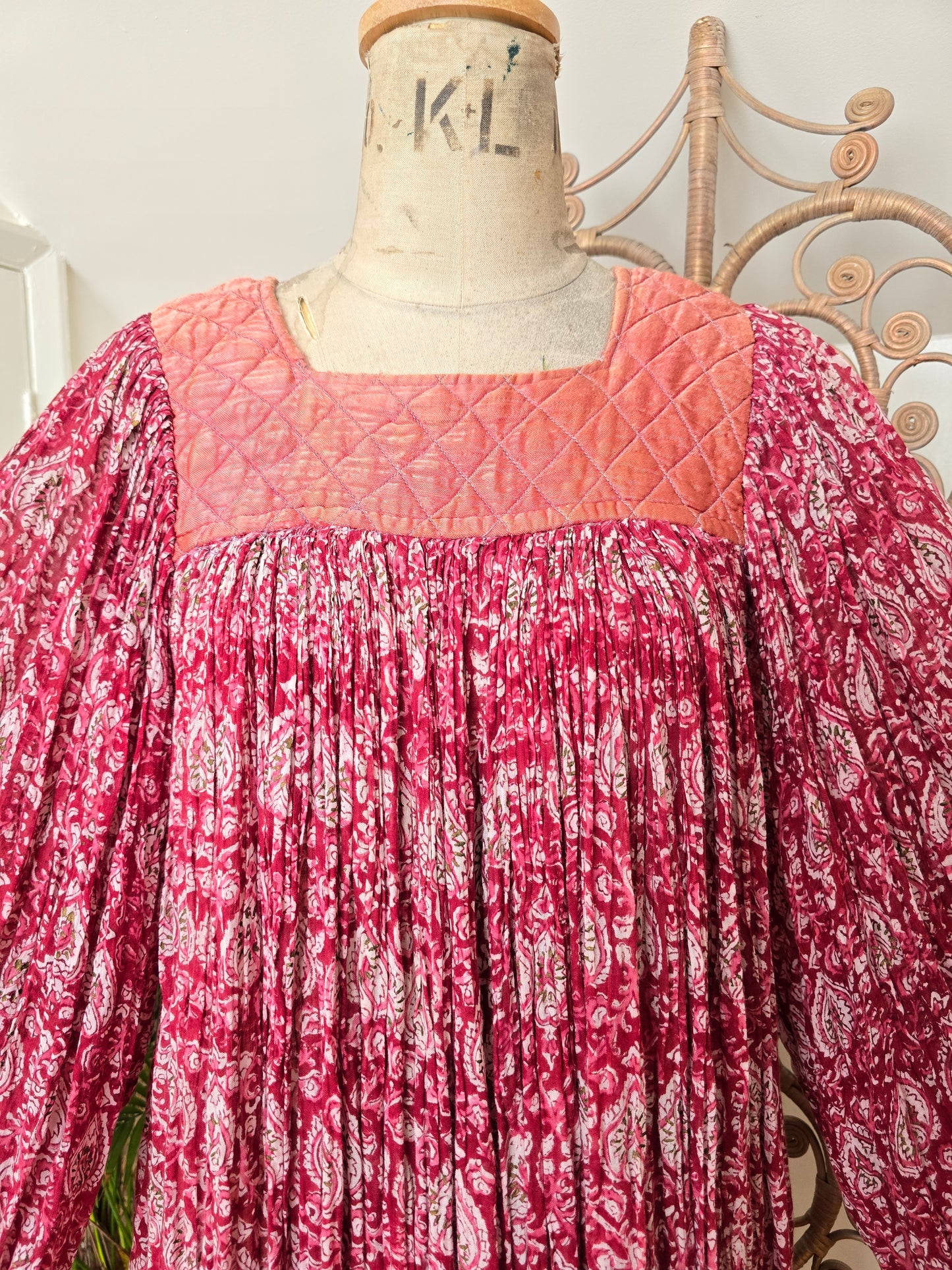 Vintage Indian cotton dress