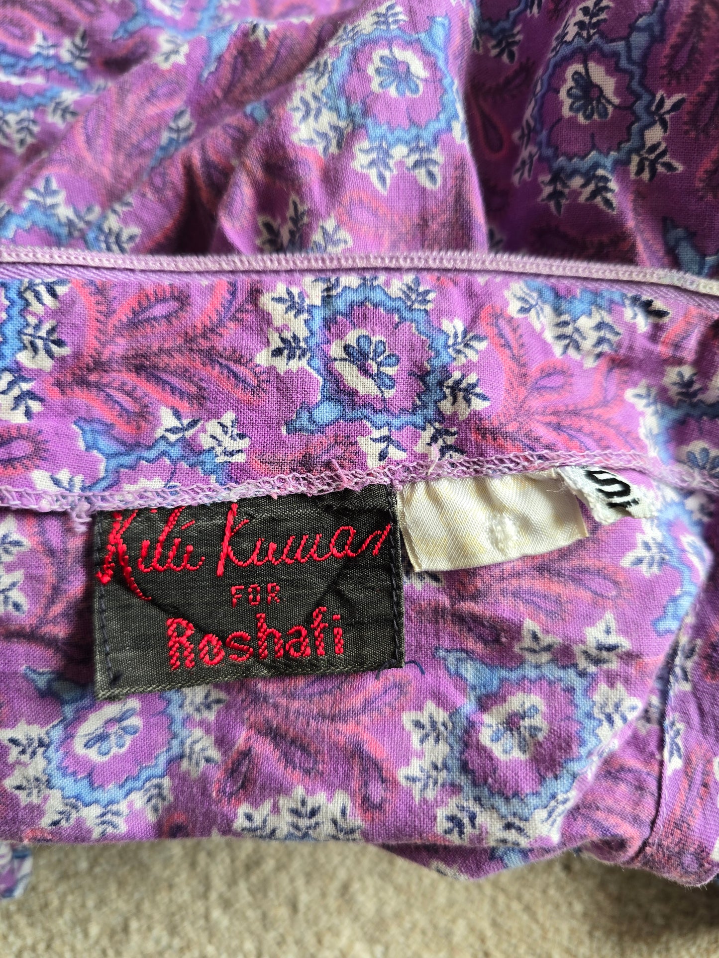 Vintage Ritu kumar for Roshafi Indian dress.