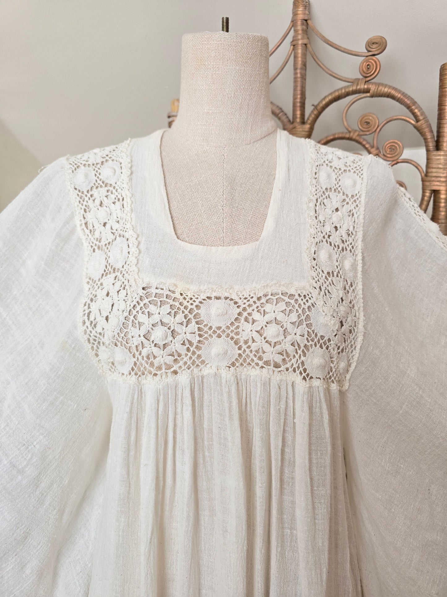 Vintage cheesecloth dress