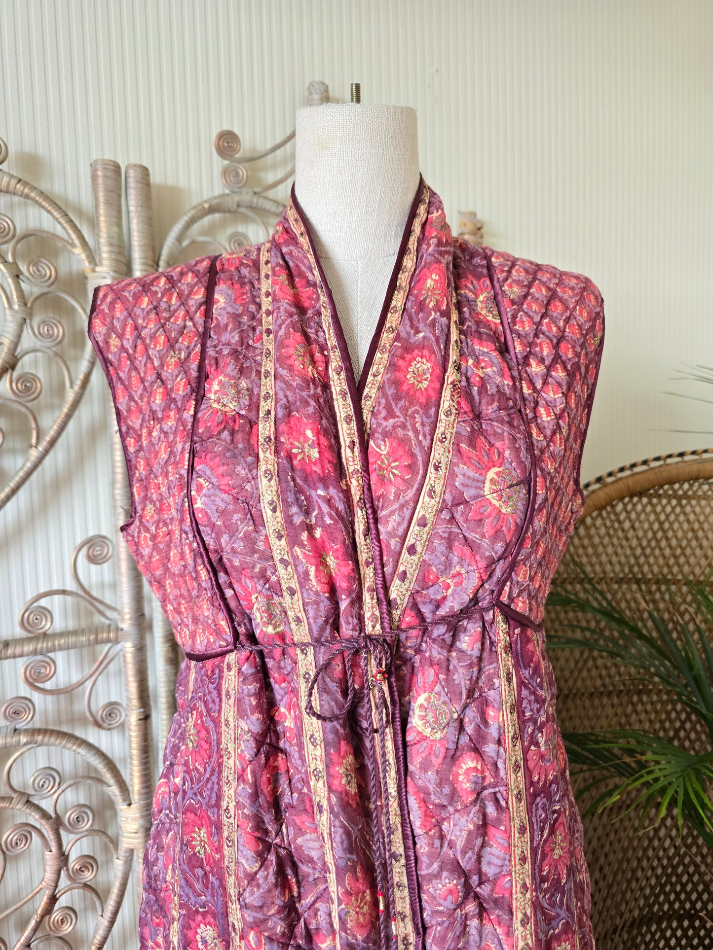 Vintage 70s phool indian waistcoat