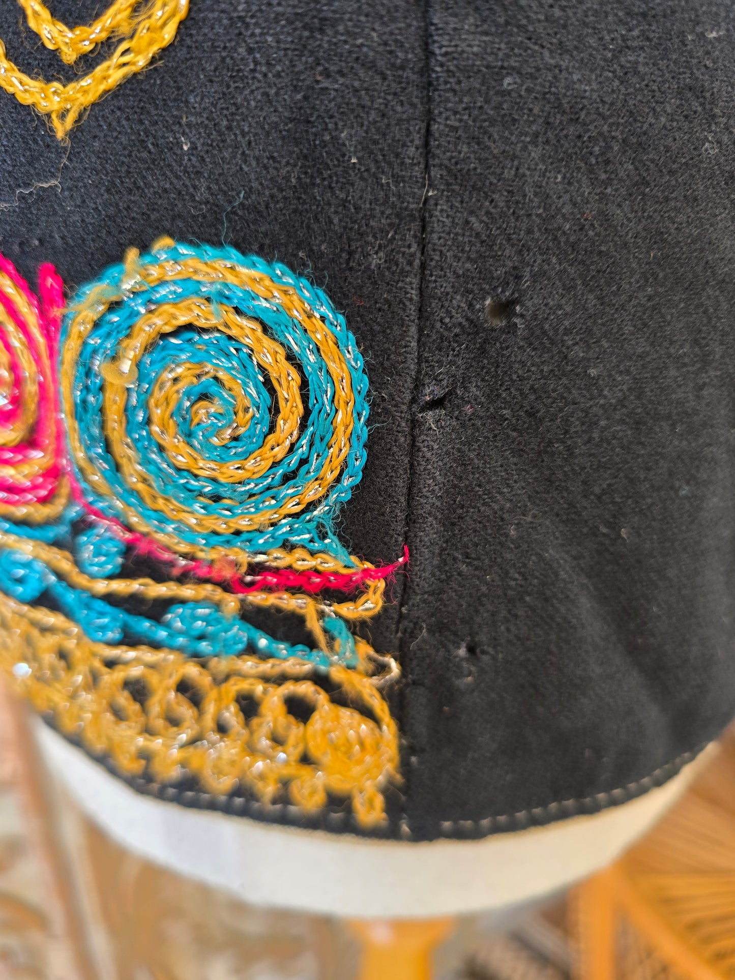 Vintage embroidered waistcoat