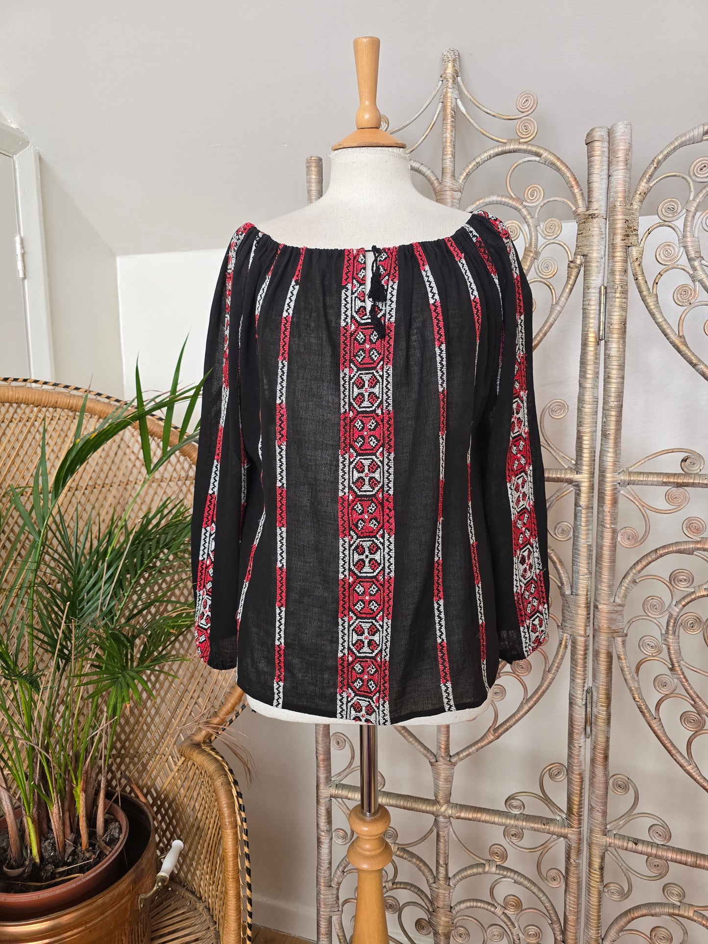 Vintage embroidered blouse