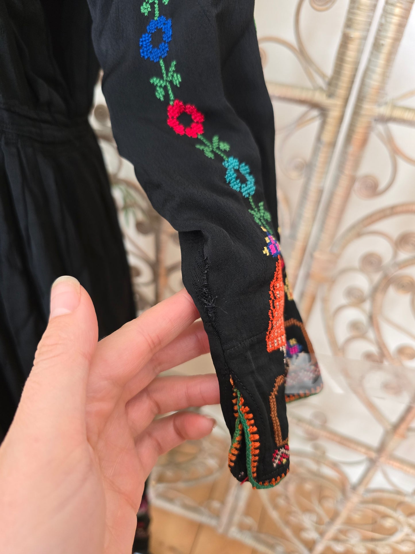 Vintage Syrian embroidered dress