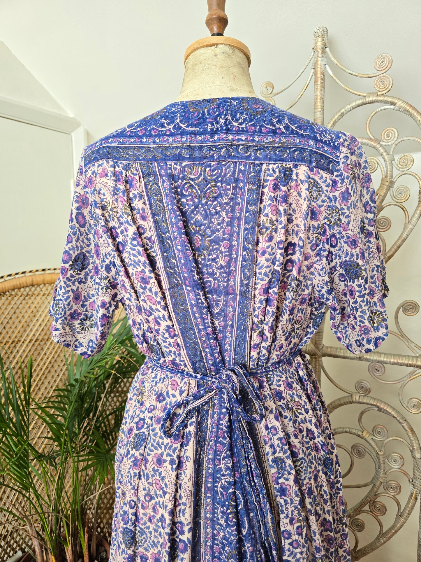 Vintage Interlinks of London Indian cotton dress