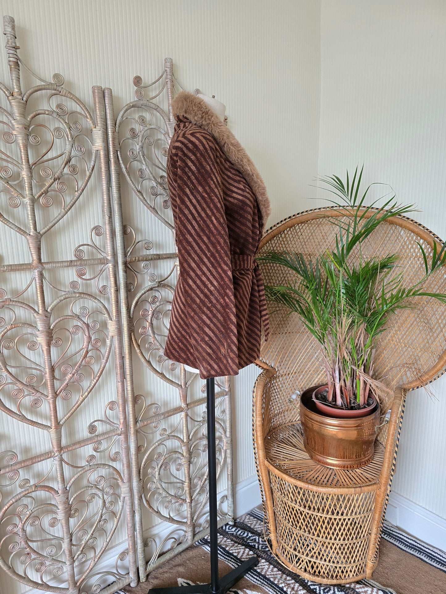 Vintage Chenille 70s coat