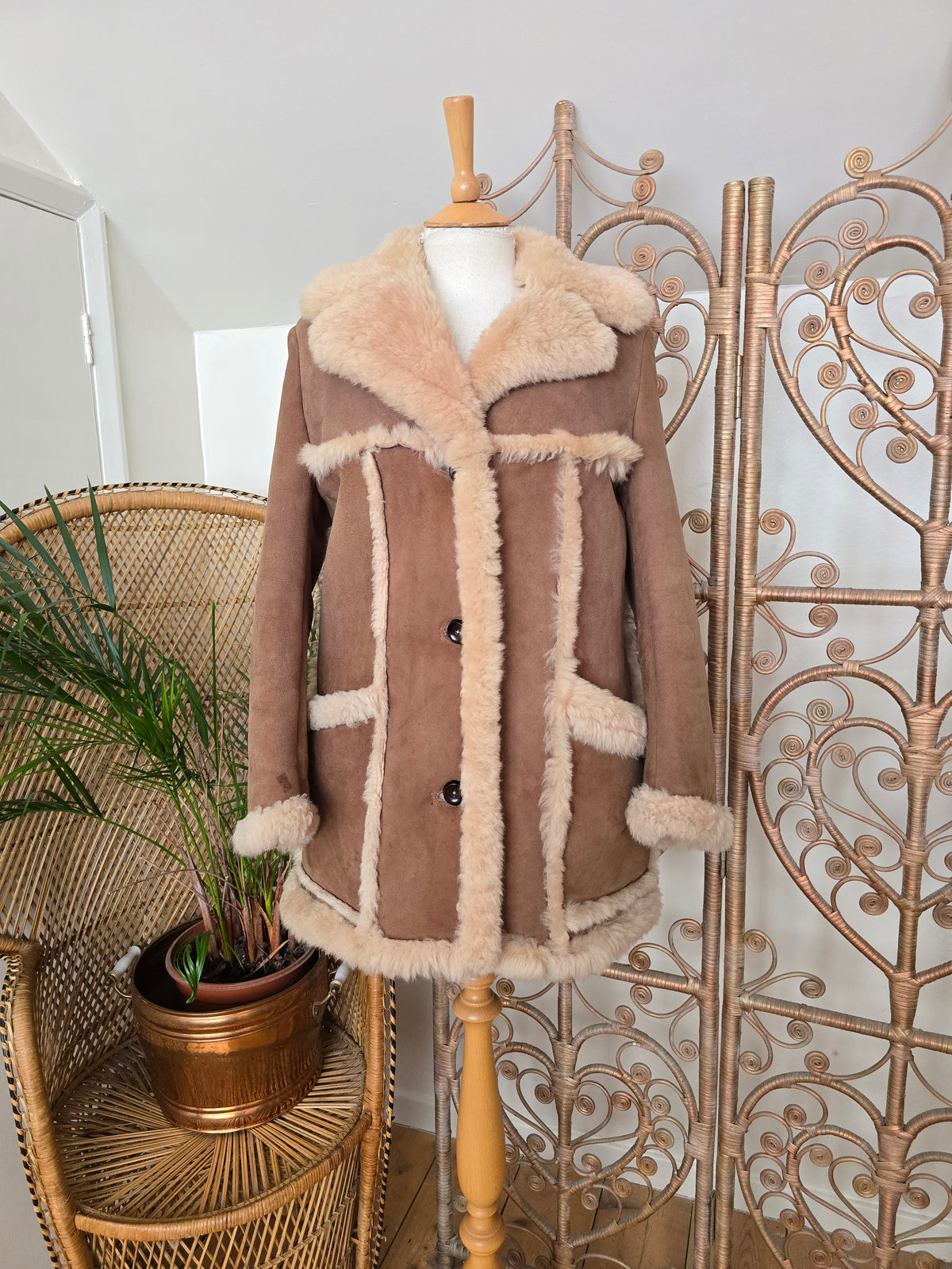 Vintage Baily's of Glastonbury  Sheepskin 70s coat