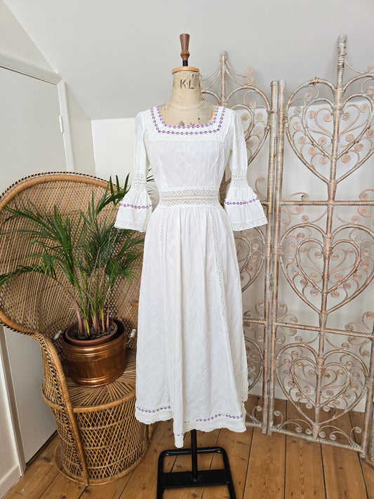Vintage mexican 70s dress