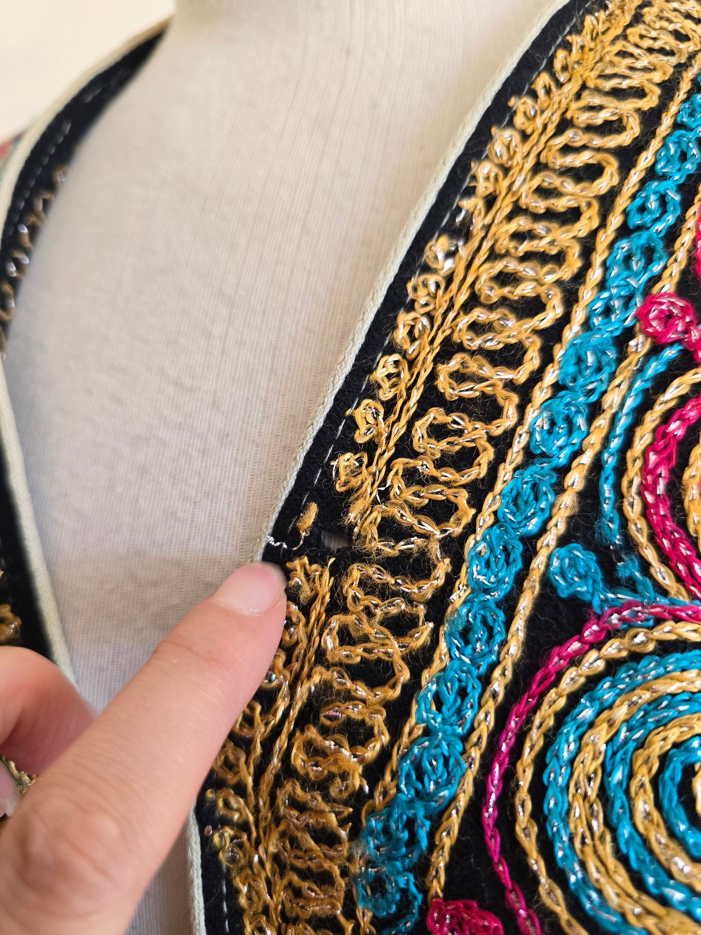 Vintage embroidered waistcoat