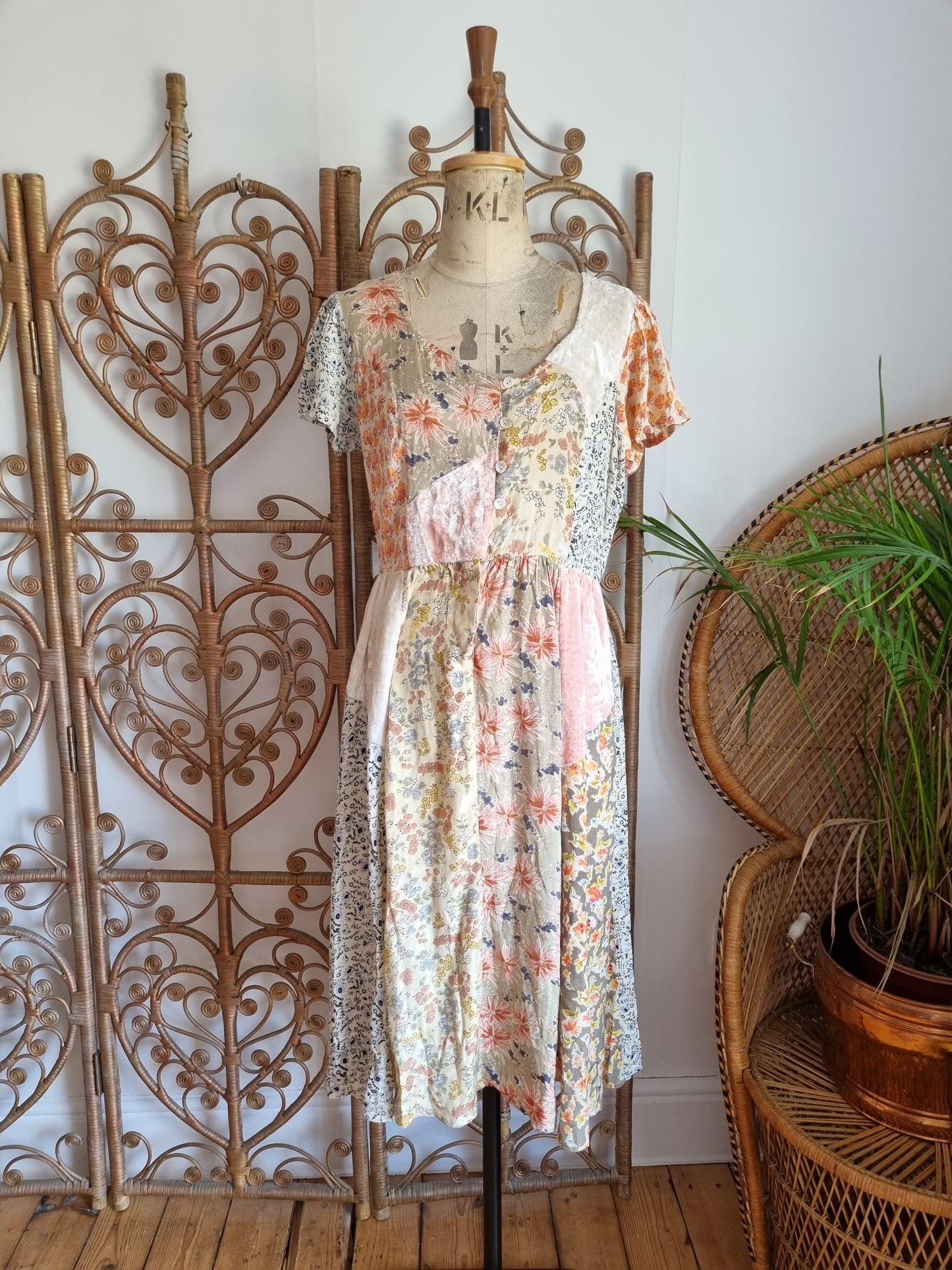 Vintage Phool patchwork dress