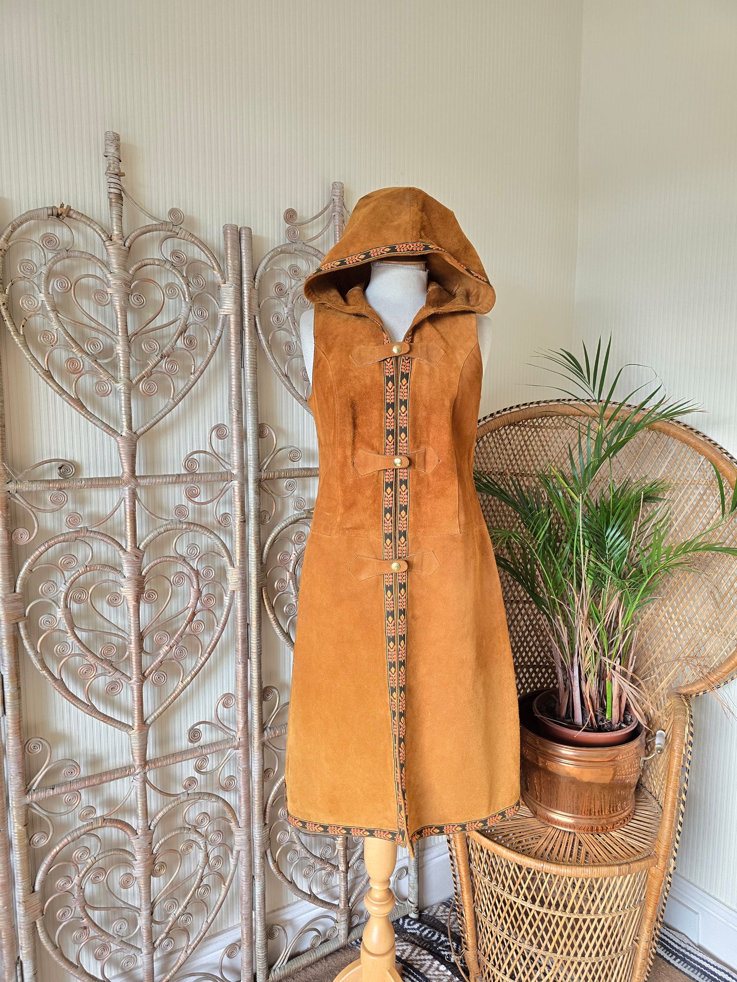 Vintage suede waistcoat