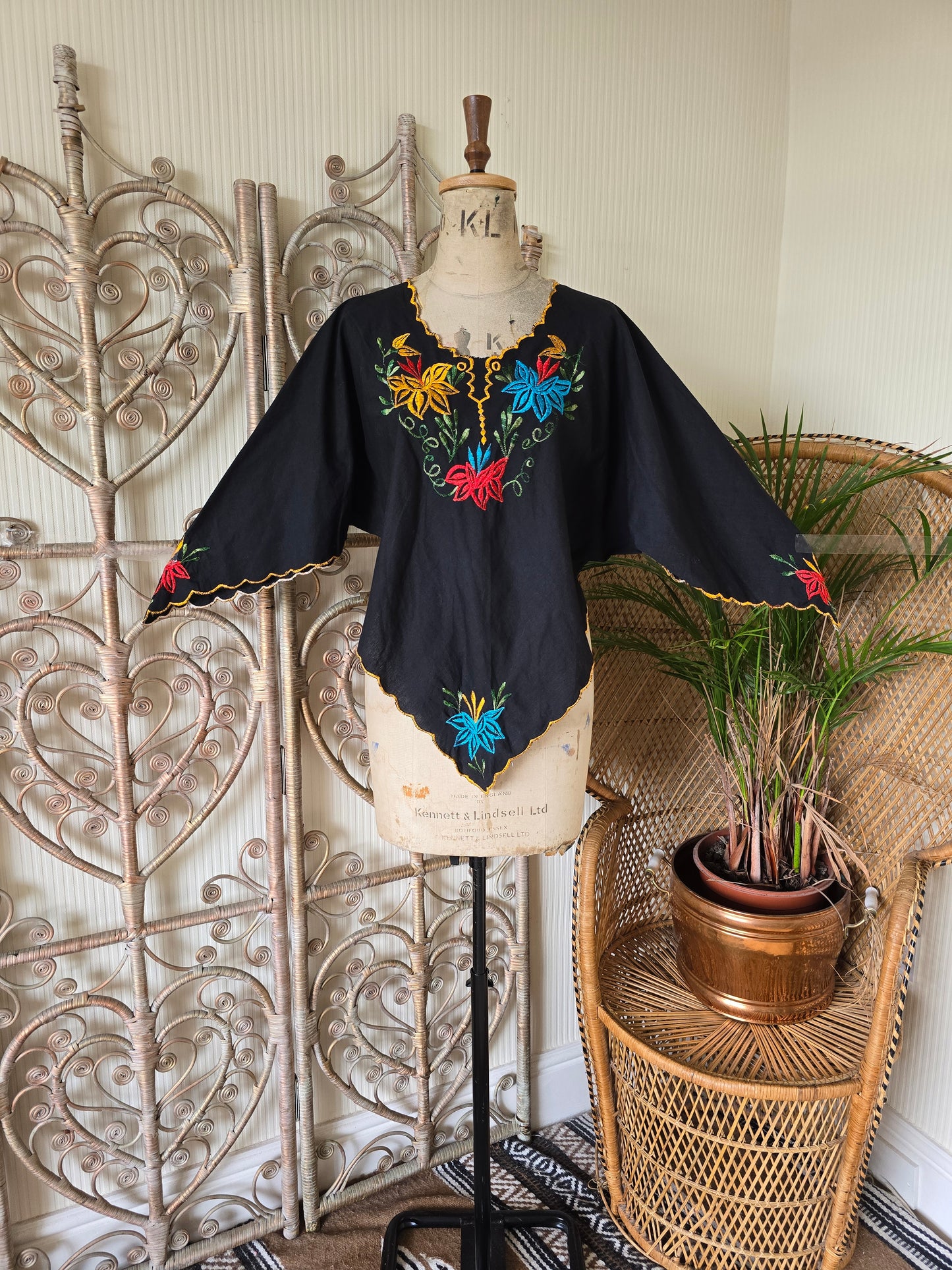 Vintage embroidered blouse