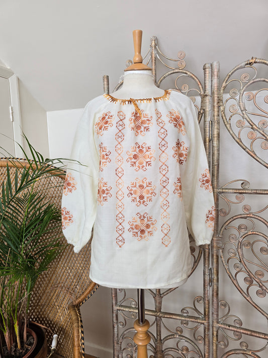 Vintage embroidered blouse