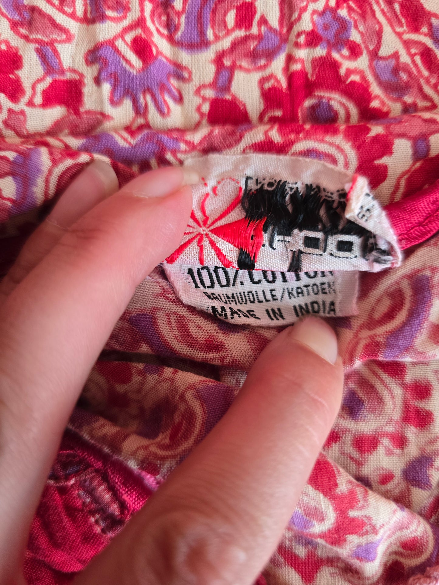Vintage Phool Indian cape dress