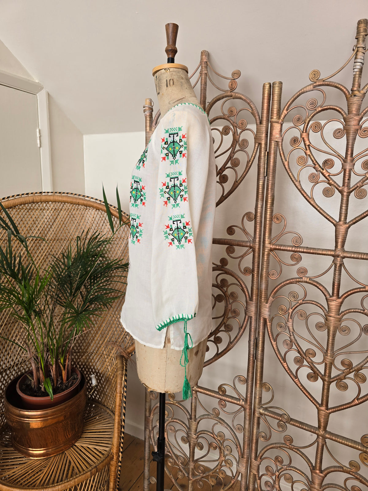 Vintage embroidered blouse