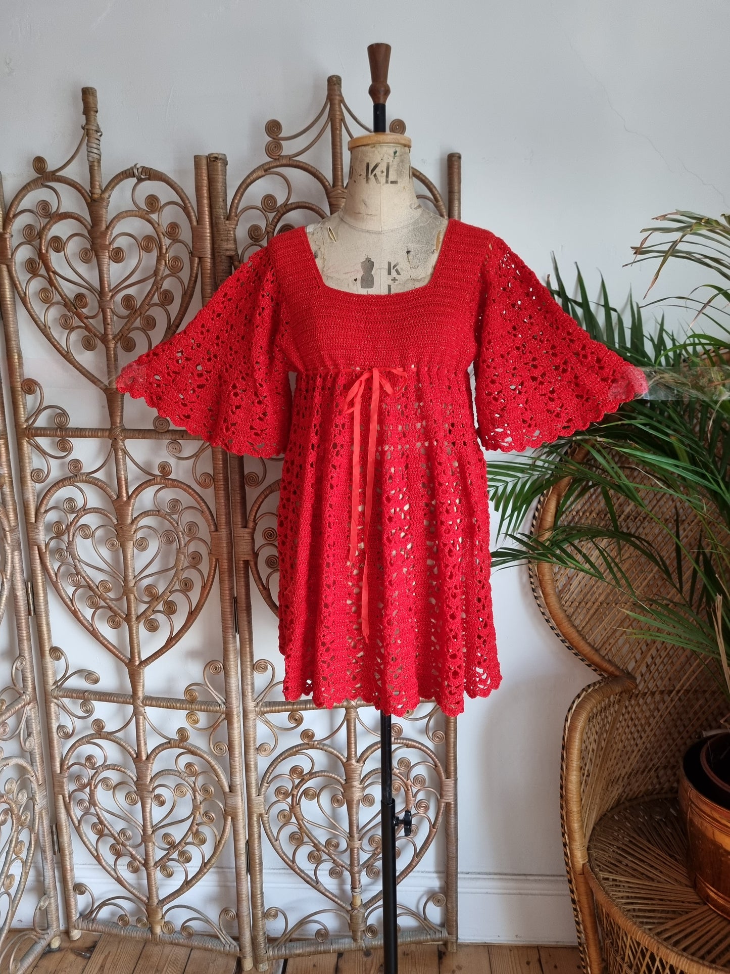 Vintage crochet tunic