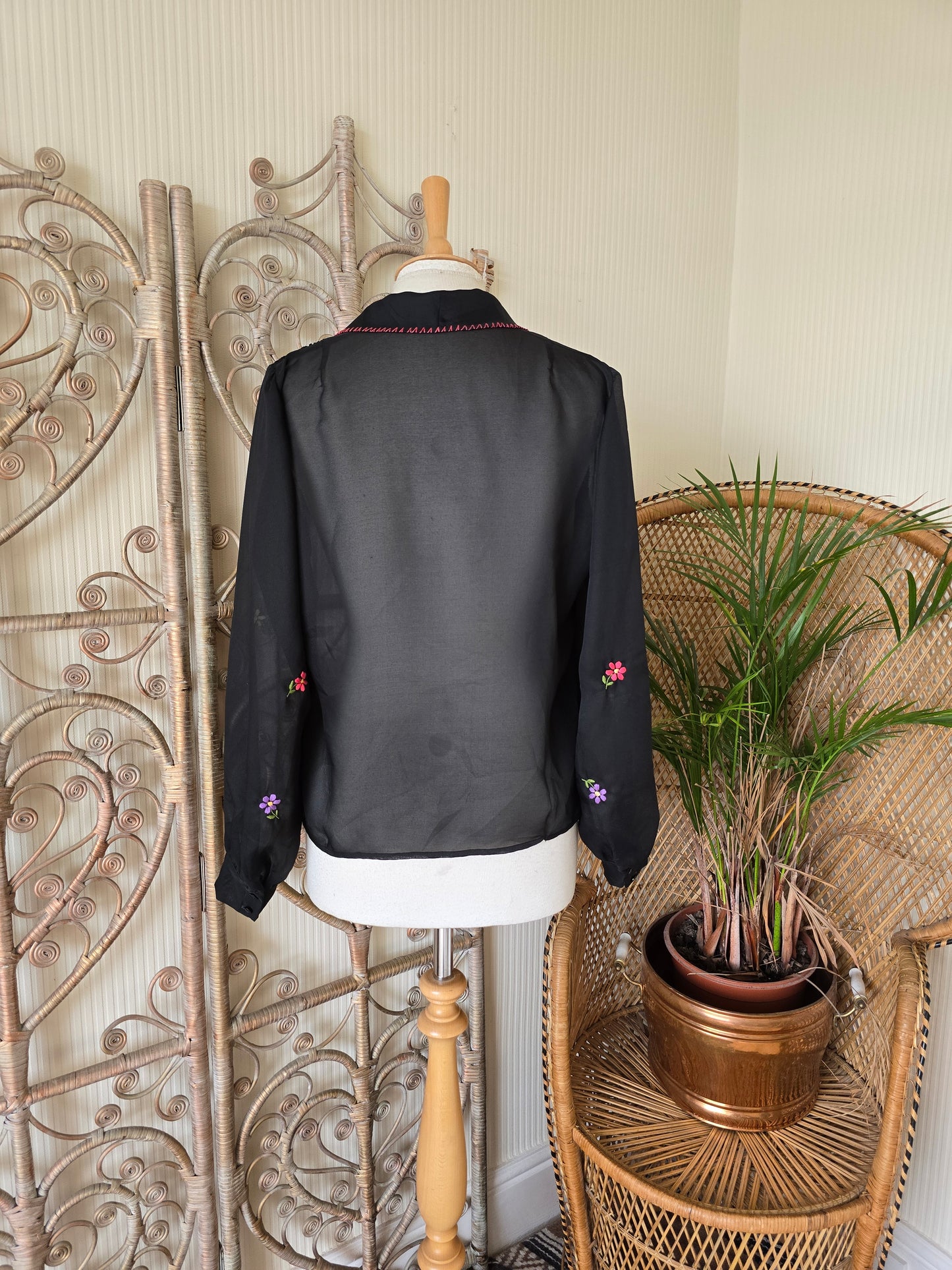 Vintage embroidered blouse