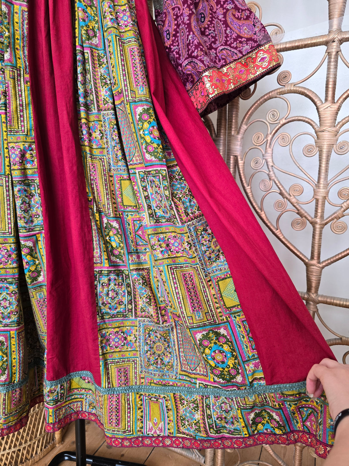 Vintage patchwork dress